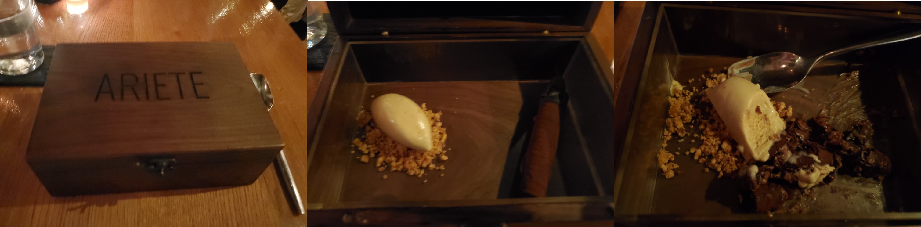 ariete cigar dessert