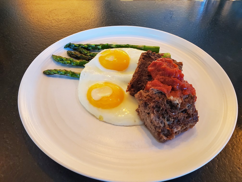 Braised Short Rib Meatlof and Eggs