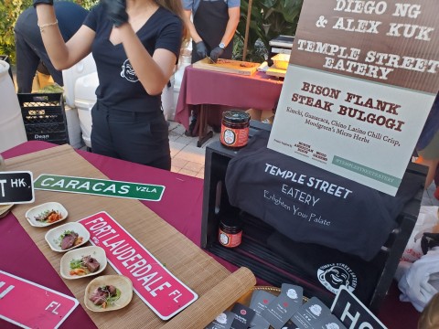 Bison Flank Steak Bulgogi by Temple Street Eatery