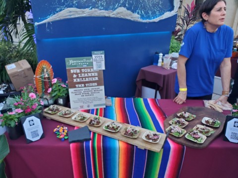 The Tides Booth at Heritage Fire Festival in Miami 2023