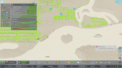 Busy Town Happiness and Layout in Cities Skylines 2