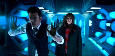 The Doctor and Donna at the edge of the universe