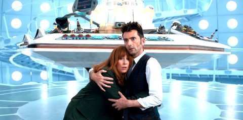 Donna is safe with Doctor Who onboard the Tardis