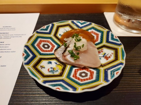 Sawara, Spanish Mackeral at The Den at Azabu in Miami Beach