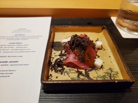 Hon Maguro, Bluefin Tuna at The Den at Azabu in Miami Beach