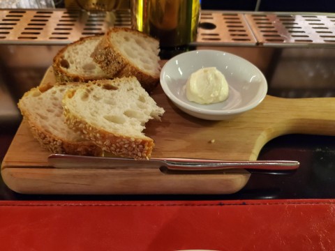 Complementary Bread at Rao's in Miami Beach