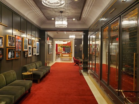 Walkway to the Dining Rooms at Rao's in Miami Beach