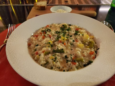 Primavera Risotto at Rao's in Miami Beach