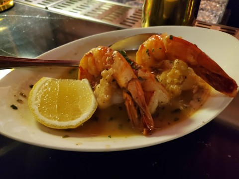 Shrimp Scampi at Rao's in Miami Beach