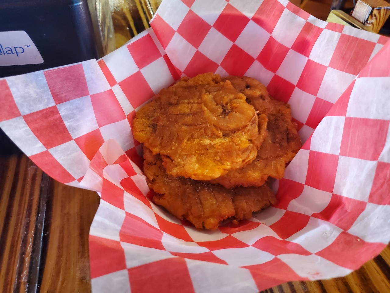 Tostones at Buffalo Steak House and Seafood in Key Largo