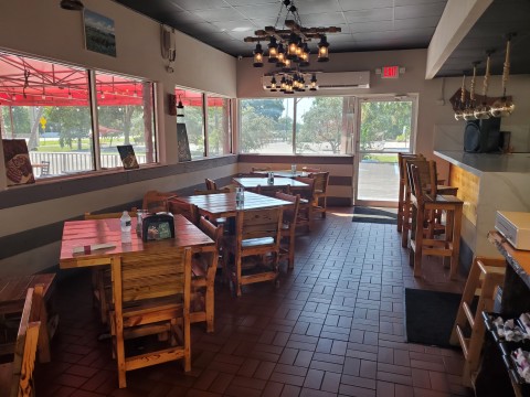 Inside Buffalo Steak House and Seafood in Key Largo