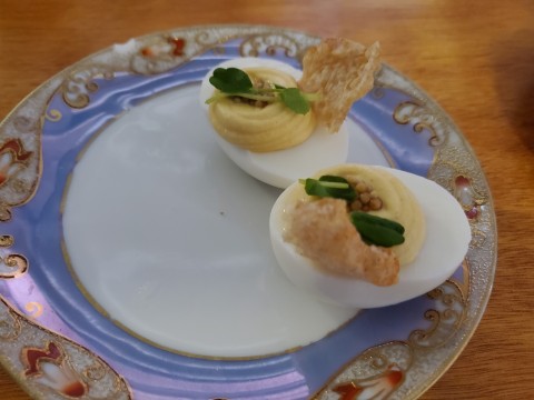 Deviled Eggs at Rosie's in Miami