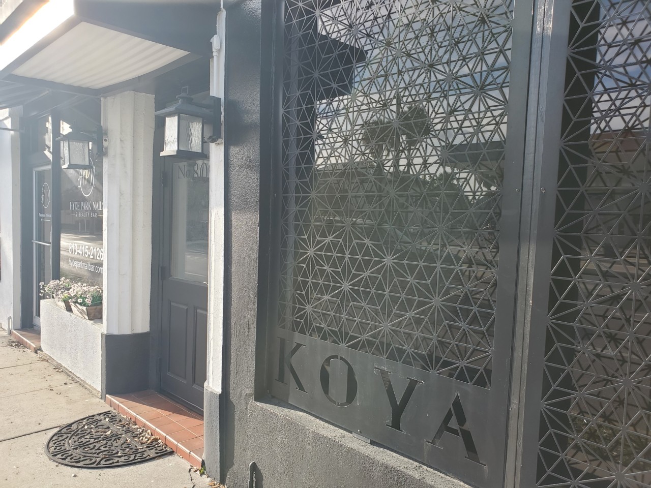 Koya outside