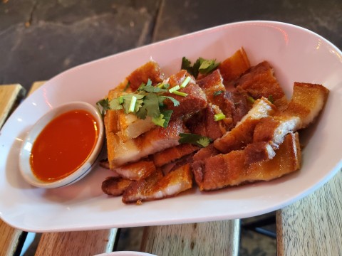 Pork Belly at Lung Yai Restaurant