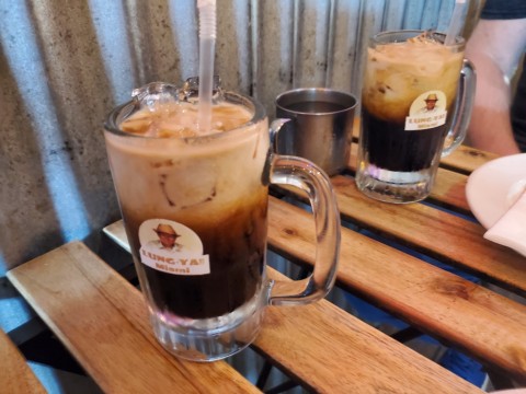 Thai Iced Coffees at Lung Yai Thai Tapas