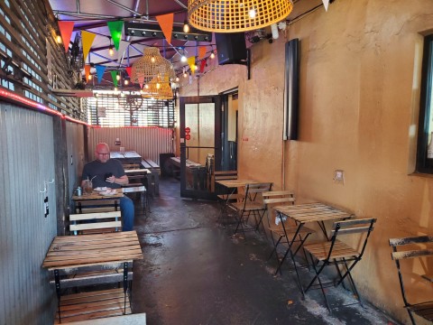 Inside Patio Area at Lung Yai Thai Tapas in Miami