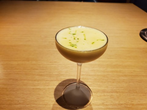 Intermezzo Whiskey Sour, from the Spring 2024 Menu at Tambourine Room in Miami Beach