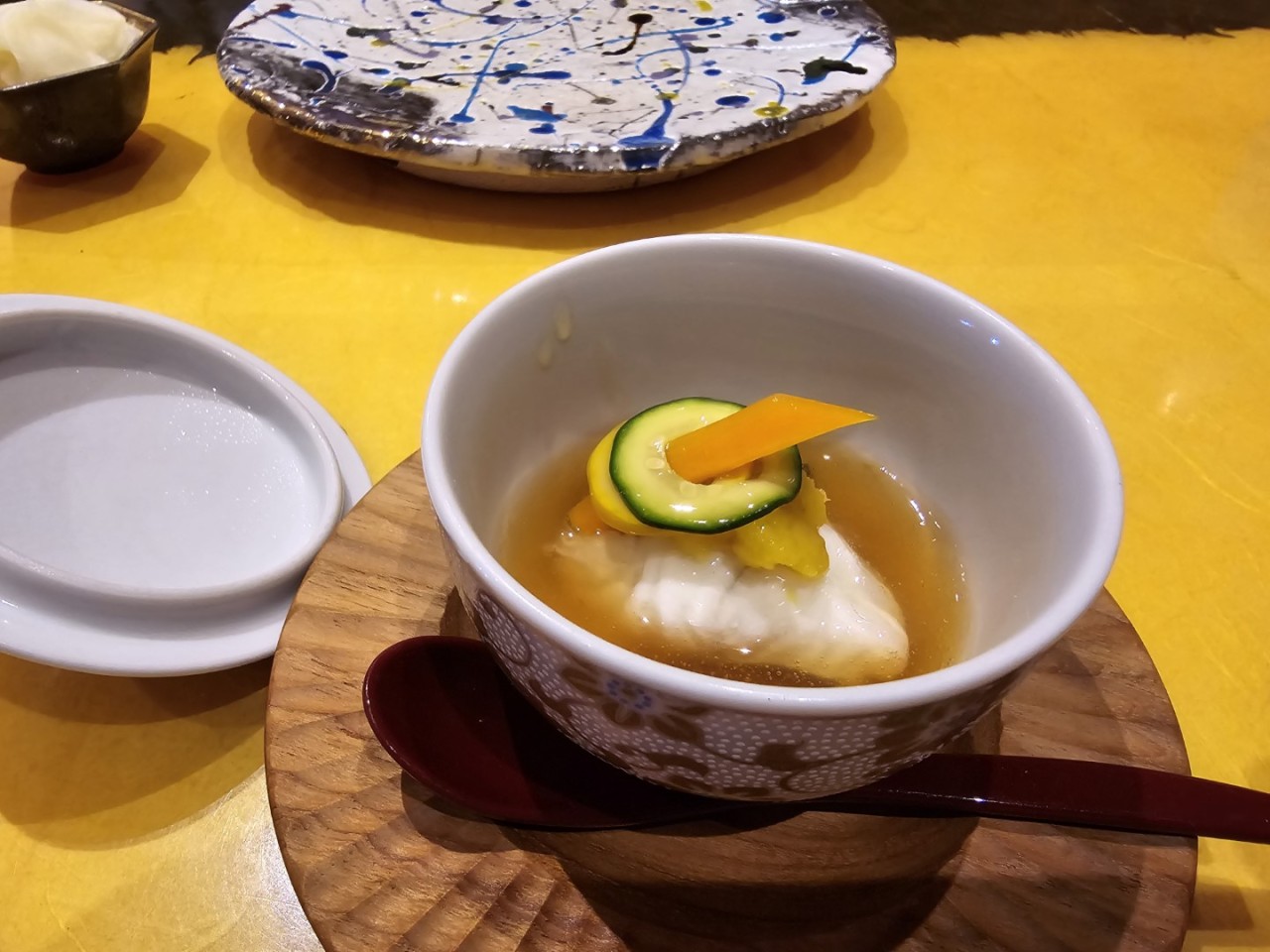 Fish Soup with Animae at Hana Re in Costa Mesa, California