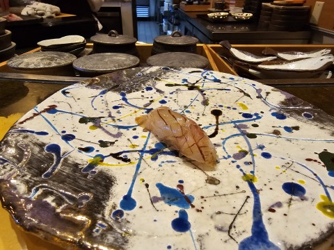 Shimaji (Striped Jack) at Hana Re in Costa Mesa, California