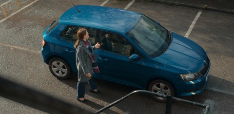 Blue Car takes you where you need to go in Doctor Who Joy to the World