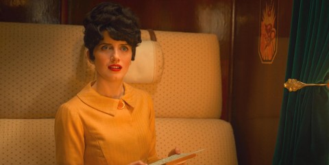 Startled Woman in the Orient Express in Doctor Who Joy to the World