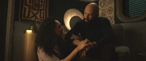 Rob and Camille Sims with the relic in Silo Season 2 Episode 9 The Safeguard