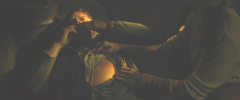 Solo's Gunshot Wound in Silo Season 2 Episode 9 The Safeguard