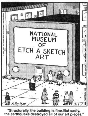 another Farside comic on etch-a-sketch