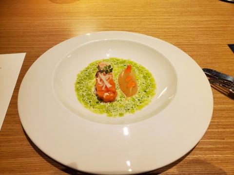 Ora King Salmon with Juniper cream