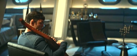 Spock plays the Lute