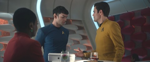 Spock and Kirk meet for the first time