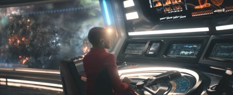 Uhura's work area is beautiful