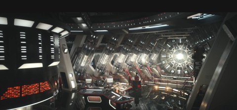 Enterprise is beautiful! The Warp Cores in the engine room