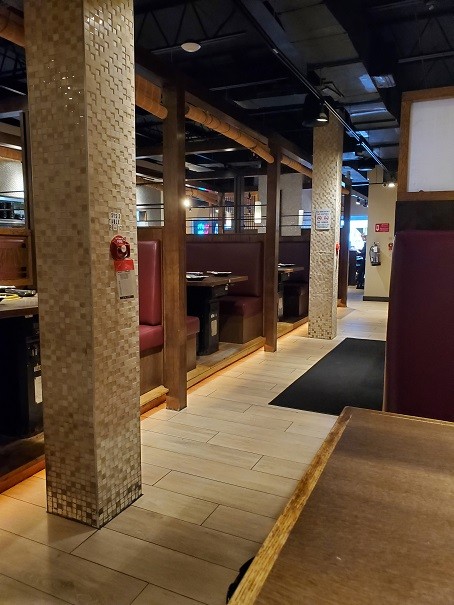 Dining area of Gyu-Kaku