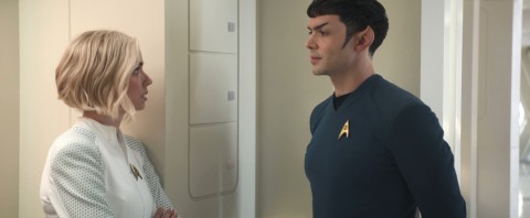 Nurse Chapel and Spock