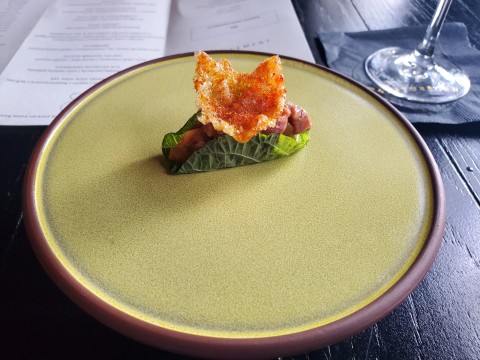 Bison Tartare at the Stubborn Seed in Miami Beach