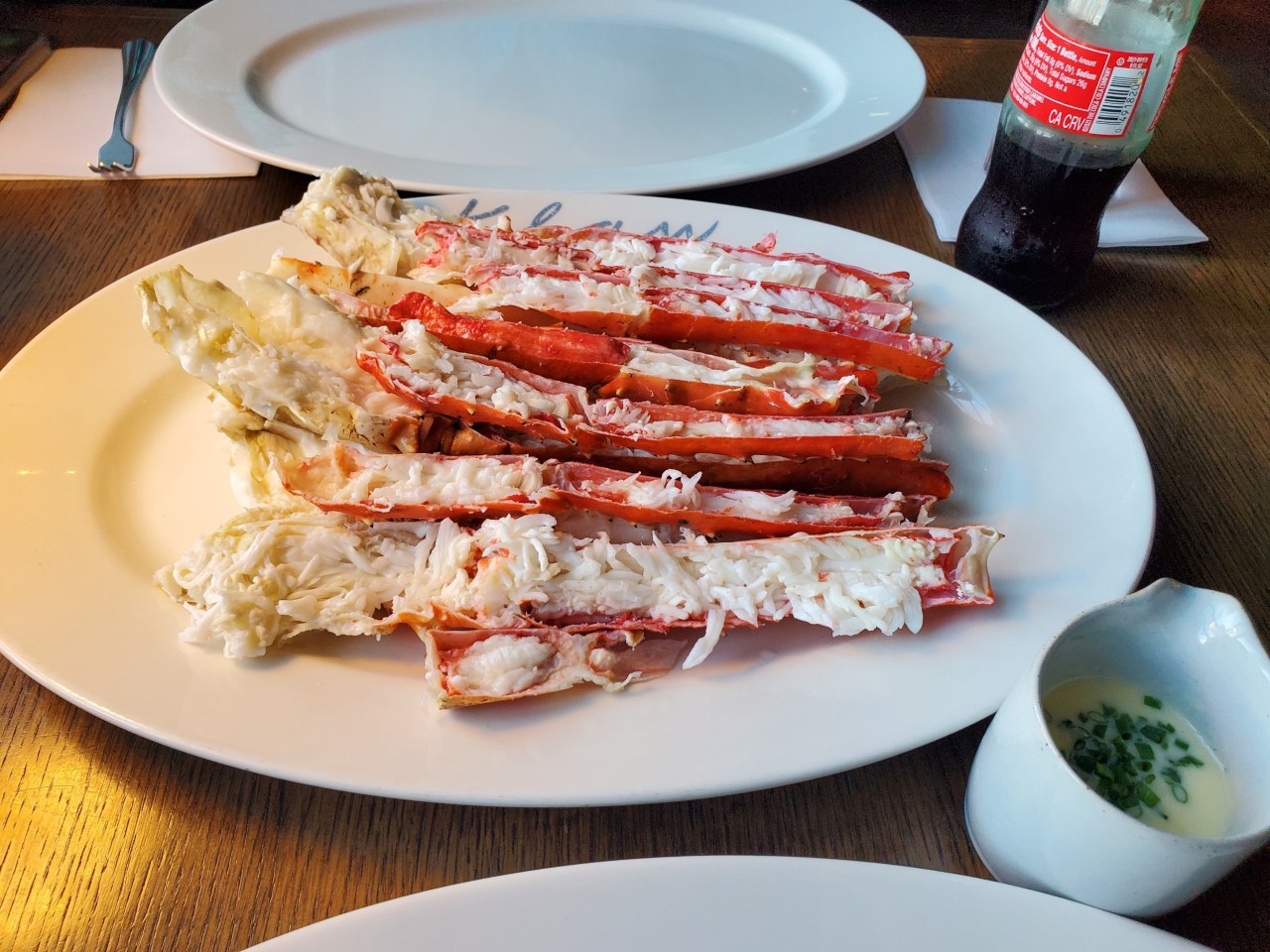 King Crab Legs at Klaw Restaurant