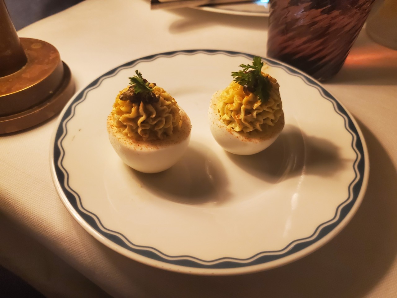 Deviled Eggs at the Surf Club