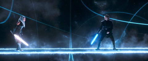 Anakin and Ahsoka lightsaber duel