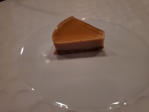 Closer look at the Foie Gras tart at Beauty and the Butcher