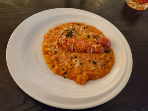 Lobster Risotto at Gordon Ramsay's Hell's Kitchen in MIami