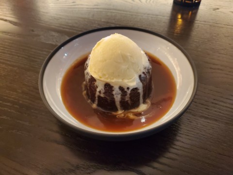 Sticky Toffee Pudding  at Gordon Ramsay's Hell's Kitchen in MIami