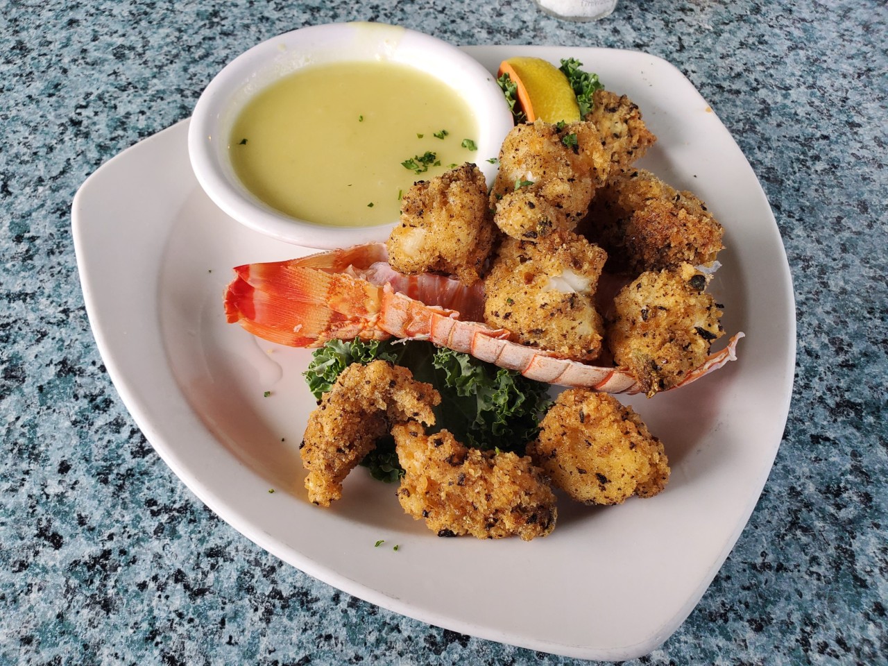 Jalapeno Lobster Bites at Lazy Lobster in Key Largo