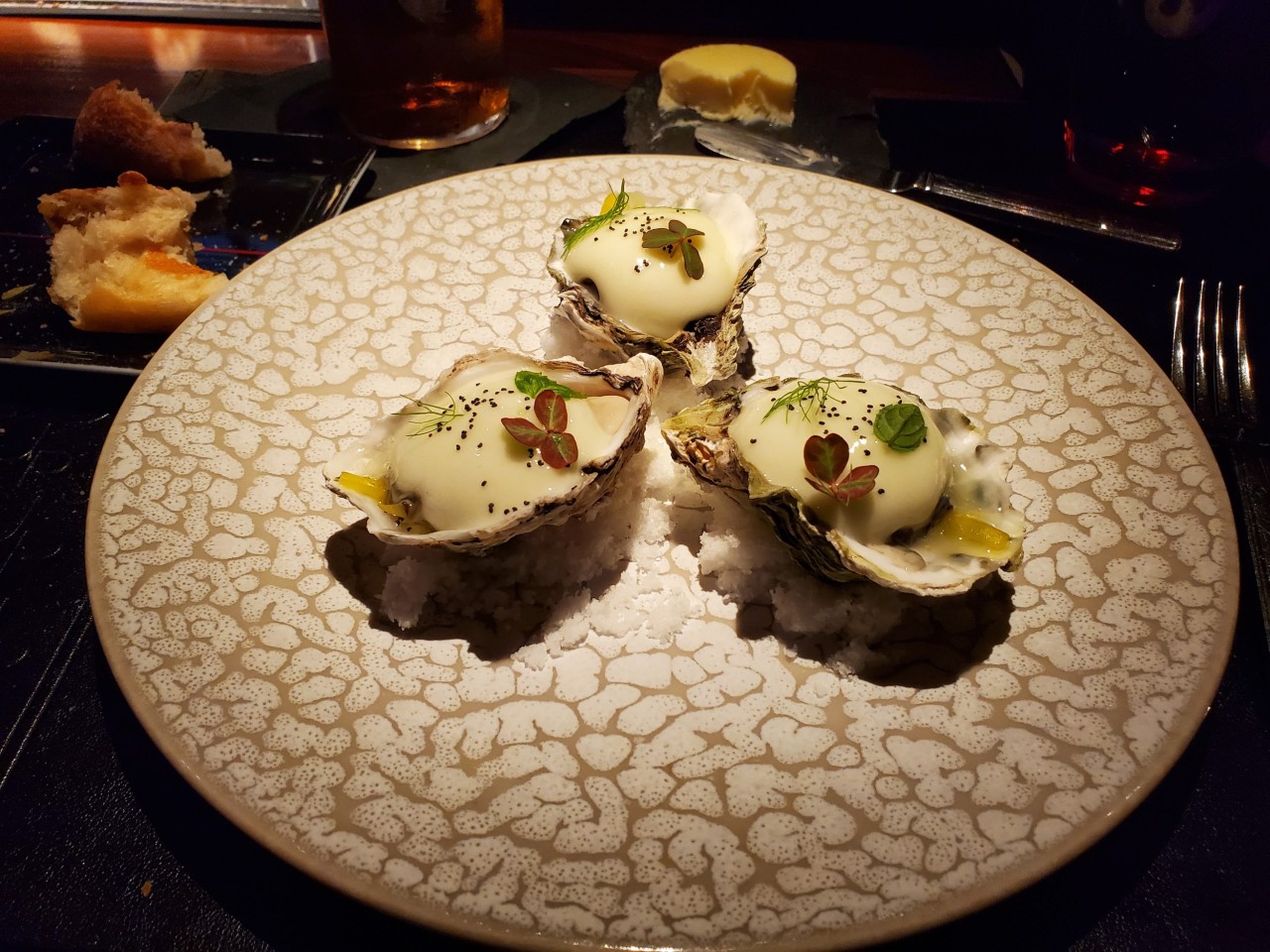 Les Huitres at L'Atelier in Miami as part of the 2023 Fall Menu