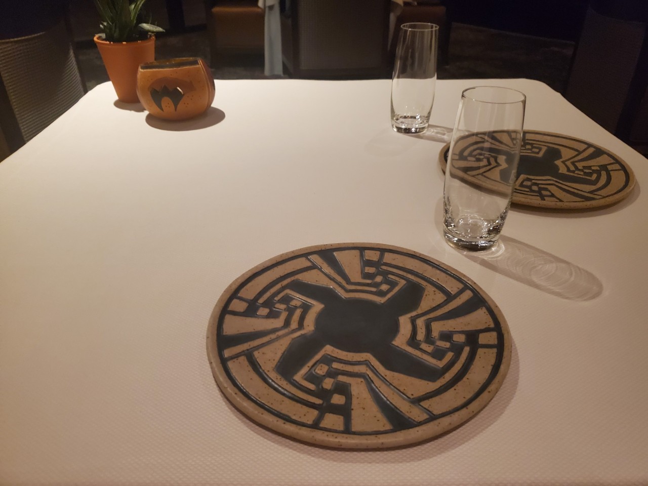 Table setting at Kai Restaurant