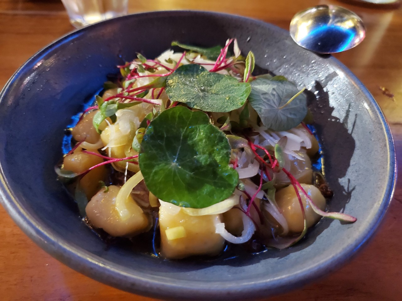 Corn Dumplings at Los Felix in Coconut Grove